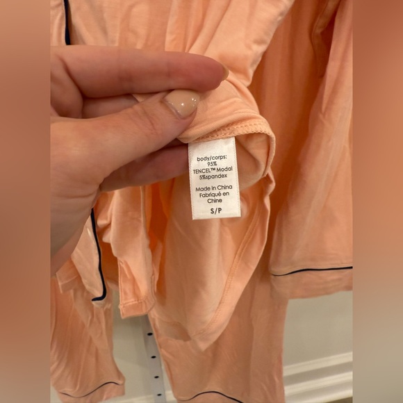 Eberjey Gisele Pajama Set in Rose - Picture 5 of 9